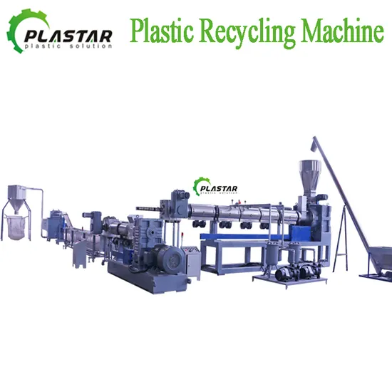Pet/PP/PE/Film agricole/sac tissé/Nylon/flocons de bouteille/tuyaux broyeur broyeur Machine à laver Machine de recyclage du plastique