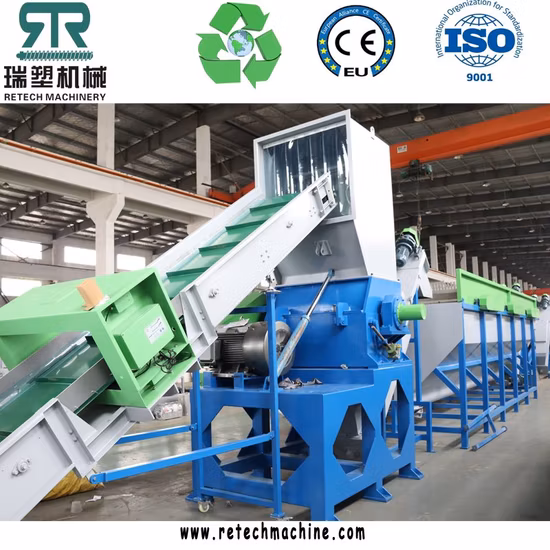 Plastique PE/PP/LDPE/LLDPE/BOPP/HDPE/bouteille PET/laminé/film/sac tissé/machine de recyclage de lavage de plastique non tissé