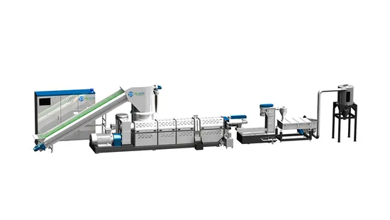 Film plastique serrant la machine de granulation après la ligne de lavage de film